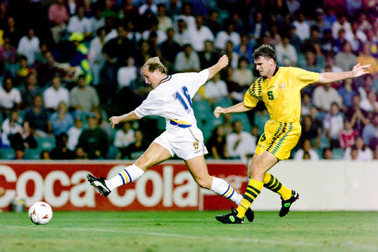 Fotboll, Sverige, Landslagsturné, Sydney, Sverige -