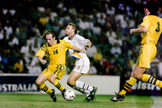 Fotboll, Sverige, Landslagsturné, Sydney, Sverige -