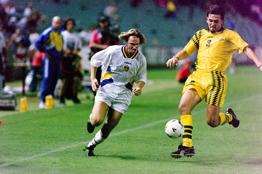 Fotboll, Sverige, Landslagsturné, Sydney, Sverige -