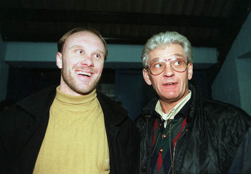 Peter Andersson, Düsseldorf och Hardy Nilsson, tränare