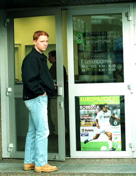 Jörgen Pettersson, Borussia Mönchengladbach, intill en