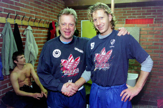 Anders Grönhagen, tränare och Jesper Jansson, Djurgården