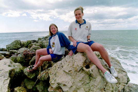 Camilla Ackerfors och Pernilla Bowall