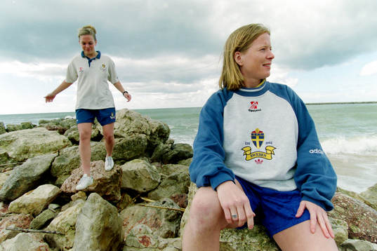 Camilla Ackerfors och Pernilla Bowall