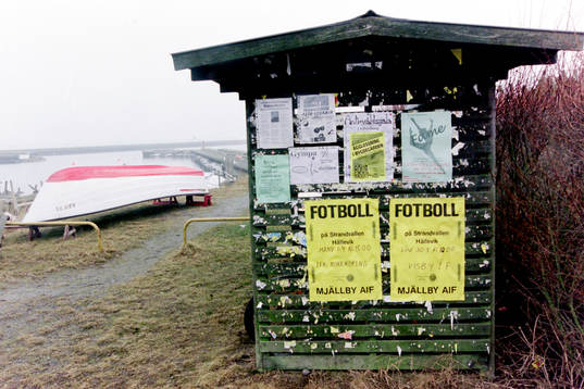 Affisch i Hällevik