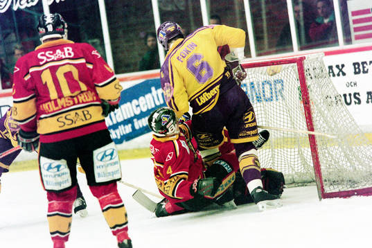 Sergej Fokin, Färjestad framför luleås målbur