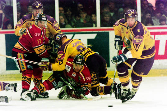 Ishockey, Elitserien, Semifinal, Luleå - Färjestad, 1-4
