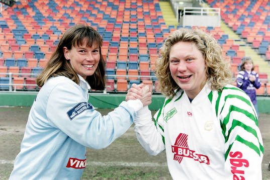 Åsa Jakobsson, Gideonsberg och Katarina Olsson, Hammarby