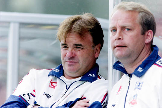 Reine Almqvist, tränare och Mats Magnusson, Helsingborg