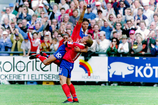 Martin Pringle och Mattias Jonson, Helsingborg jublar