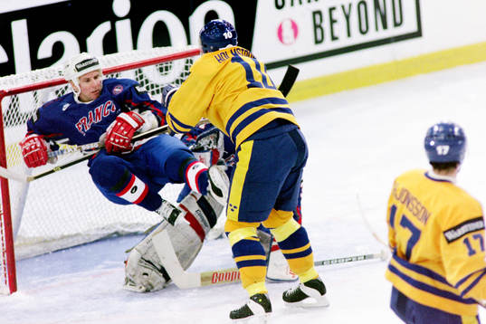 Tomas Holmström, Sverige framför frankrikes målbur