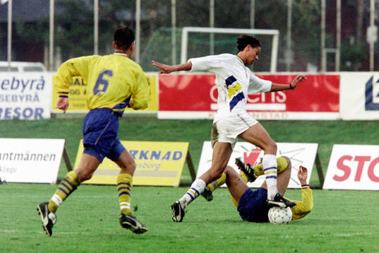 Bläddra bland fler bilder av Fotboll, Testmatch, Sverige B - Sverige U21, 1-1
