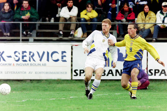 Sebastian Henriksson, Sverige B och Fredrik Ljungberg,