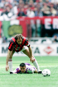 Franco Baresi, Milan och Anselamo Robbiati, Fiorentina