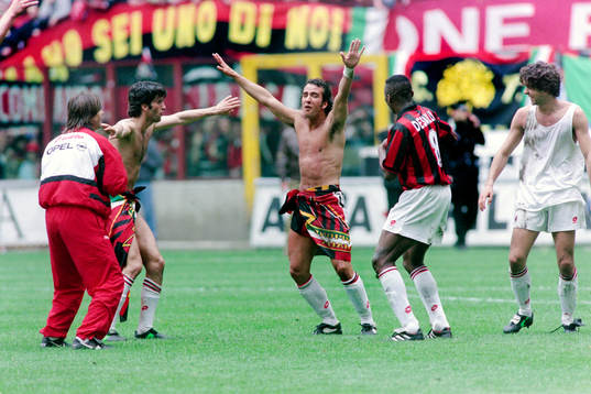 Paulo Die Canio, Milan jublar