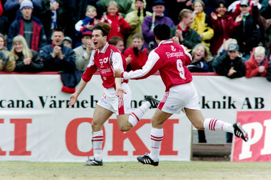 Mario Ramberg och Rickard Teberio, Degerfors jublar