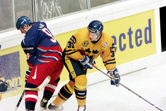 Fredrik Modin, Sverige och Michael Lalor, USA