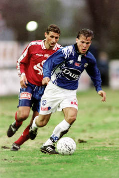 Fredrik Ljungberg, Halmstad med östers Andreas Ottosson i