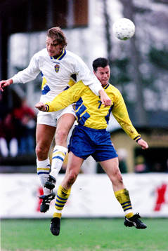 Jesper Jansson, Sverige B och Daniel Andersson, Sverige U21