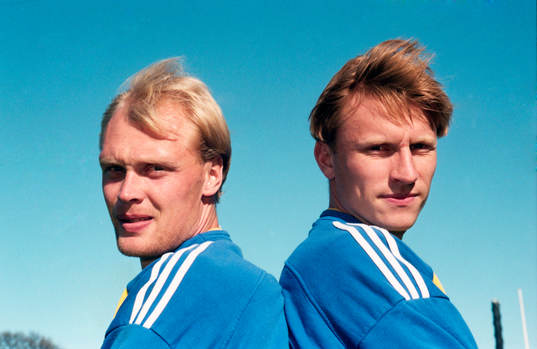 Klas Ingesson och Kennet Andersson, Sverige