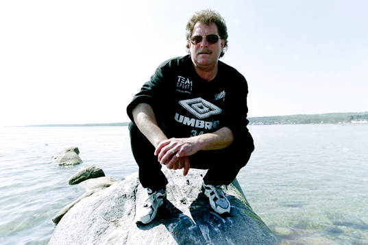 Peter Antoine, tränare i Mjällby vid havet i Hällevik