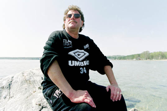 Peter Antoine, tränare i Mjällby vid havet i Hällevik