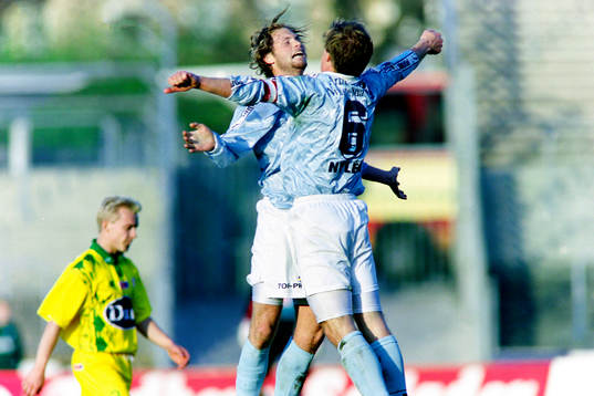 Joakim Persson och Niclas Nylén, Malmö jublar
