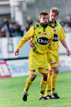 Fredrik Ljungberg och Jesper Mattsson, Halmstad
