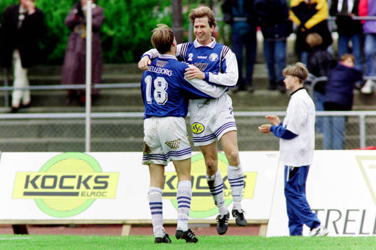 Håkan Nilsson och Patrik Larsson, Trelleborg jublar