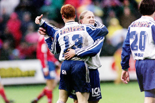 Magnus Samuelsson och Kim Suominen, Norrköping jublar