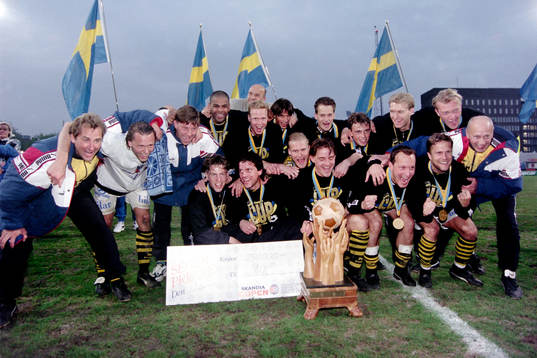 Fotboll, Skandia cupen, Final, AIK - Malmö FF, 1-0, golden