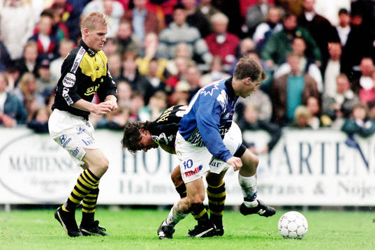 Johan Mjällby och Dick Lidman, AIK