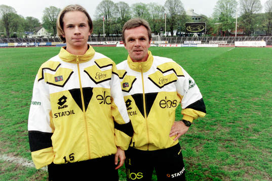 Tobias Linderoth och Anders Linderoth, tränare i Elfsborg