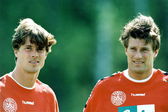 Bröderna Brian Laudrup och Michael Laudrup