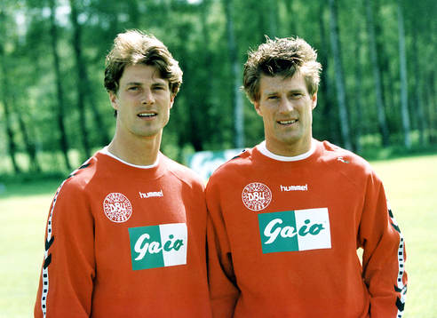 Bröderna Brian Laudrup och Michael Laudrup