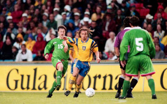 Henrik Larsson uppvaktad