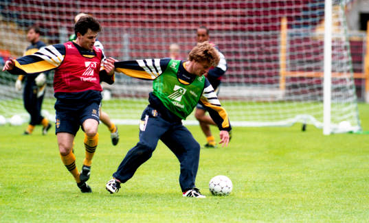 Anders Limpar och Stefan Schwarz