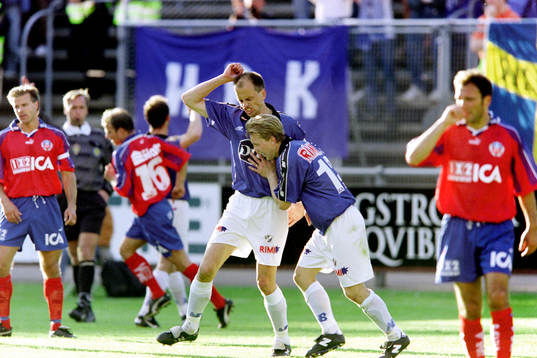 Tommy Andersson, Halmstad jublar tillsamman med Robert