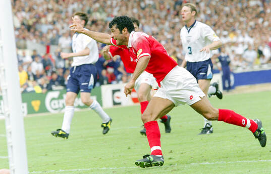 Football, Uefa EURO 1996 (England), Group A, England -