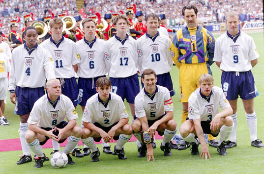 Football, Uefa EURO 1996 (England), Group A, England -