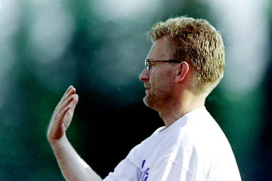 Bo Backman, tränare i Gunnilse