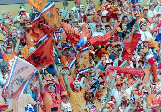 Fotboll, EM, Holland - Skottland