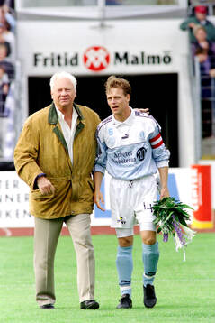 Hans Cavalli-Björkman, ordförande i Malmö FF och Niclas