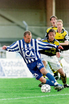 Mikael Martin, Göteborg med Krister Nordin, AIK i ryggen