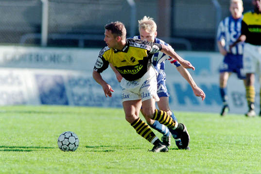 Ola Andersson, AIK med Håkan Mild, Göteborg i ryggen
