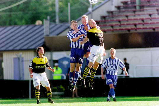 Jonas Olsson och Stefan Lindqvist, Göteborg i en nickduell