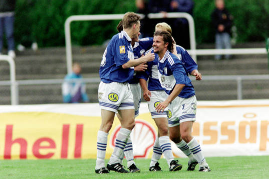 Rami Rantanen och Andreas Hermansson, Trelleborg jublar