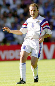 Football, Uefa EURO 1996 (England), Group B, France - Spain