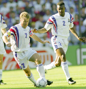 Football, Uefa EURO 1996 (England), Group B, France - Spain