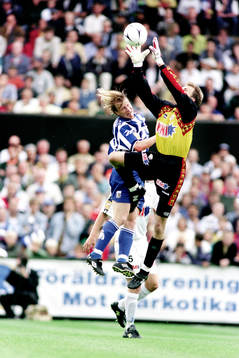 Stefan Pettersson, Göteborg i en duell med halmstads